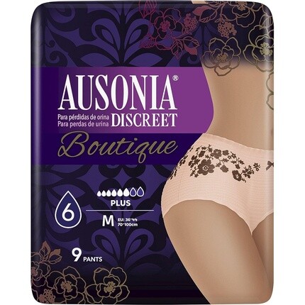 Трусы Ausonia Discreet Boutique Трусы от недержания мочи M Salmon — упаковка из 9 шт.
Трусы Ausonia Discreet Boutique Трусы от недержания мочи M Salmon — упаковка из 9 шт.