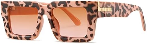 Ретро-солнцезащитные очки квадратной формы 2026 года для женщин, модные очки с леопардовым градиентом, защита от УФ-излучения UV400 для мужчин MTZJH, Pink Leopard Pink
Ретро-солнцезащитные очки квадратной формы 2026 года для женщин, модные очки с леопардовым градиентом, защита от УФ-излучения UV400 для мужчин MTZJH, Pink Leopard Pink