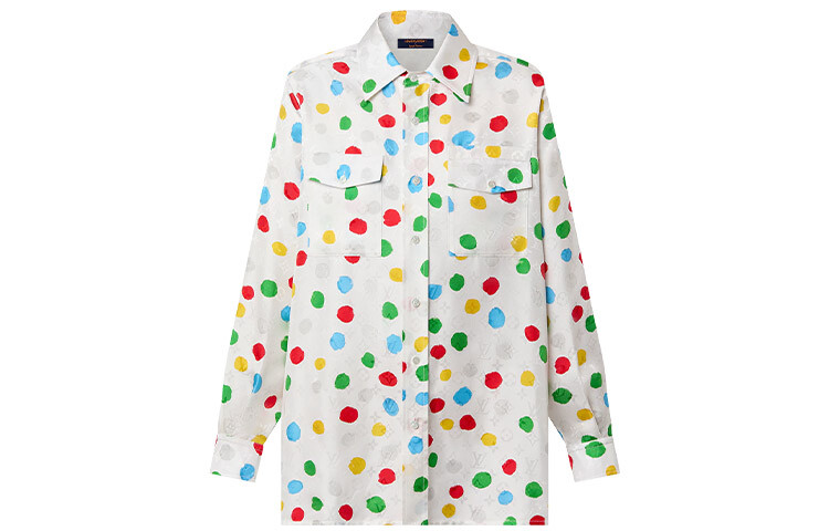 Женская белая рубашка Yayoi Kusama X Yayoi Kusama Louis Vuitton
Женская белая рубашка Yayoi Kusama X Yayoi Kusama Louis Vuitton