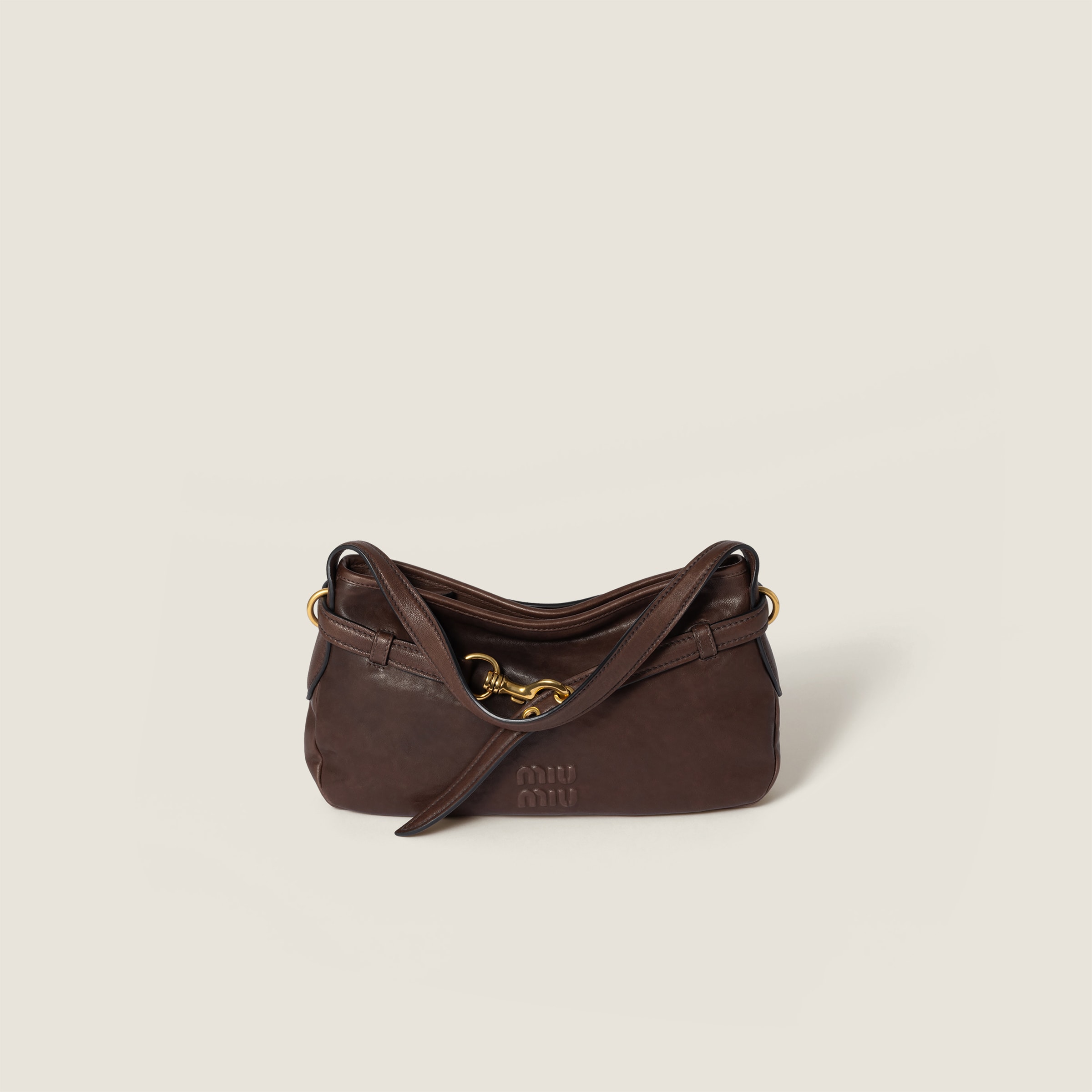 Сумка Aventure из наппы MIU MIU, коричневый
Сумка Aventure из наппы MIU MIU, коричневый