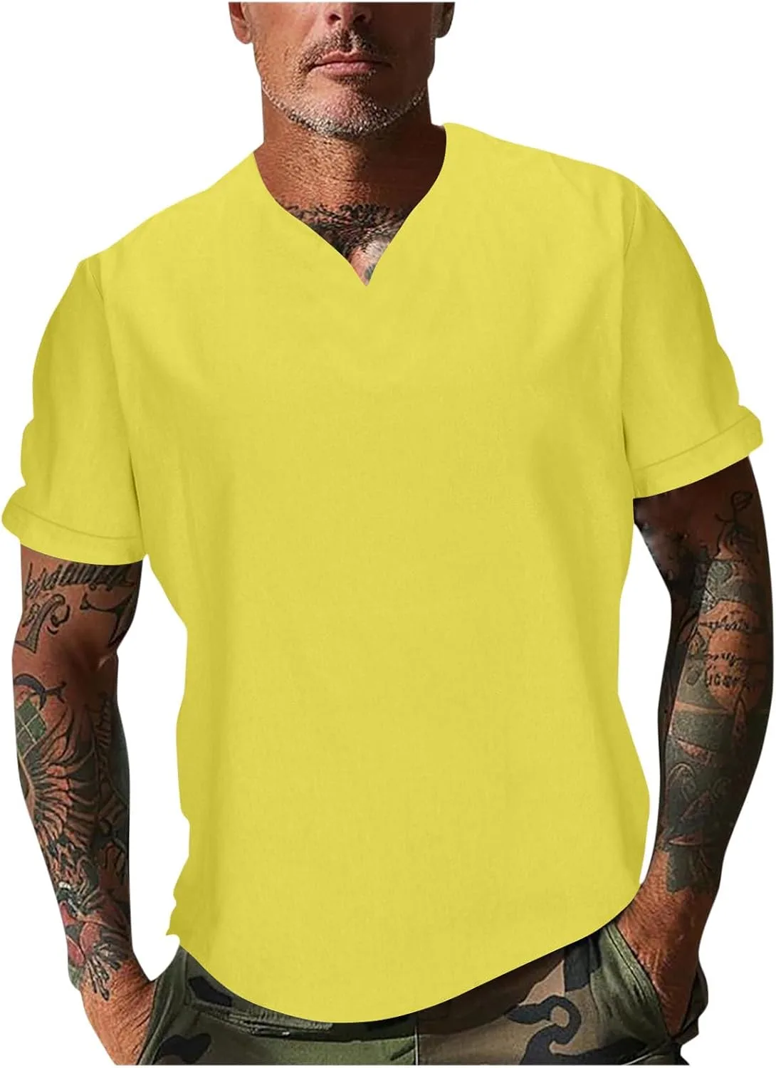 Мужская футболка Regular-Fit с коротким рукавом, Plus Size
Мужская футболка Regular-Fit с коротким рукавом, Plus Size