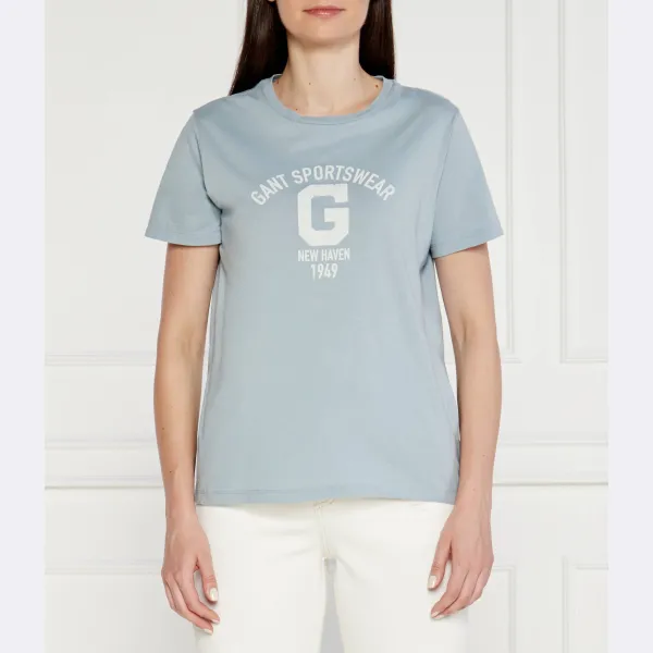 Футболка стандартного кроя Gant, синий
Футболка стандартного кроя Gant, синий