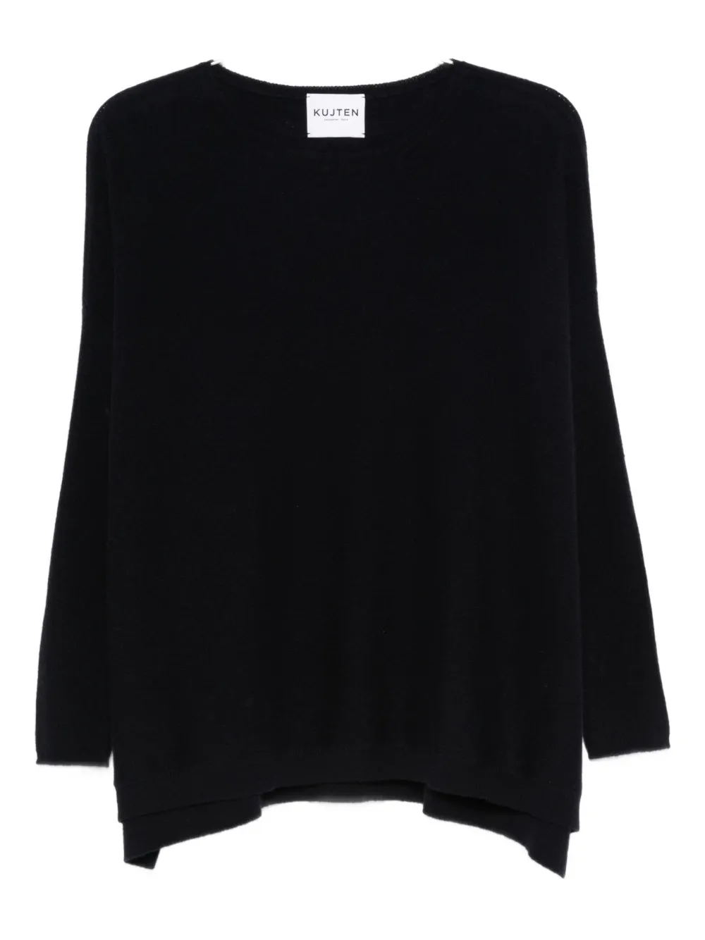 Кашемировый свитер с круглым вырезом kujten, черный
Кашемировый свитер с круглым вырезом kujten, черный