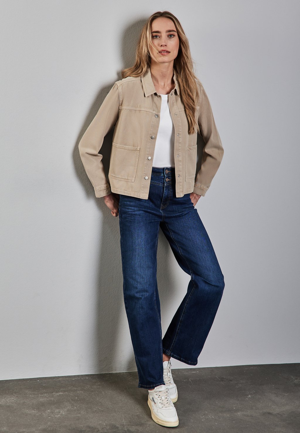 Джинсовая куртка Street One, бежевый
Джинсовая куртка Street One, бежевый