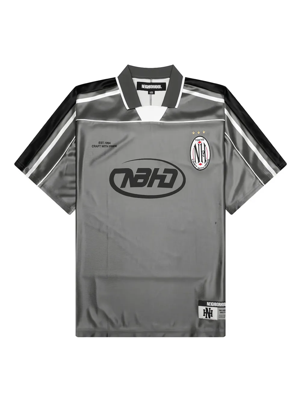 Поло Game Neighborhood, серый 
Поло Game Neighborhood, серый