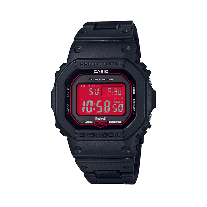 CASIO Часы Unisex Red Watch, GW-B5600AR-1A Modified-Plastic Steel Strap 
CASIO Часы Unisex Red Watch, GW-B5600AR-1A Modified-Plastic Steel Strap