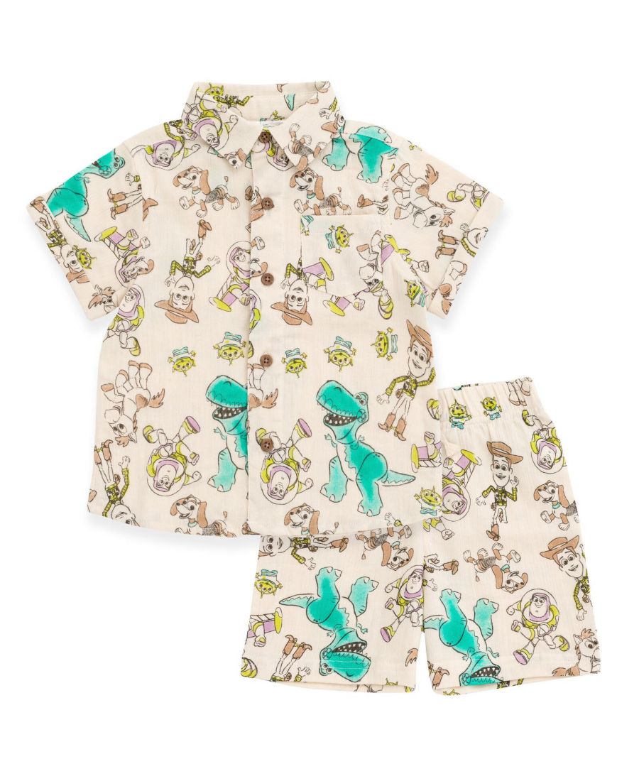 Детский комплект одежды для мальчиков из хлопковой марли с диснеевскими персонажами: рубашка и шорты на пуговицах Toy Story, Button-down shorts set
Детский комплект одежды для мальчиков из хлопковой марли с диснеевскими персонажами: рубашка и шорты на пуговицах Toy Story, Button-down shorts set