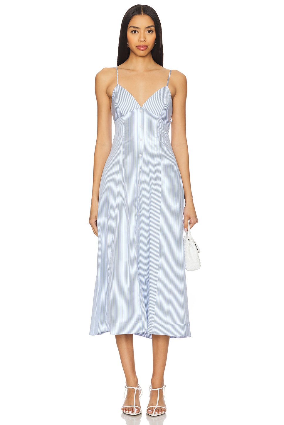 Платье миди на бретельках Honor Simkhai, blue hydrangea stripe
Платье миди на бретельках Honor Simkhai, blue hydrangea stripe