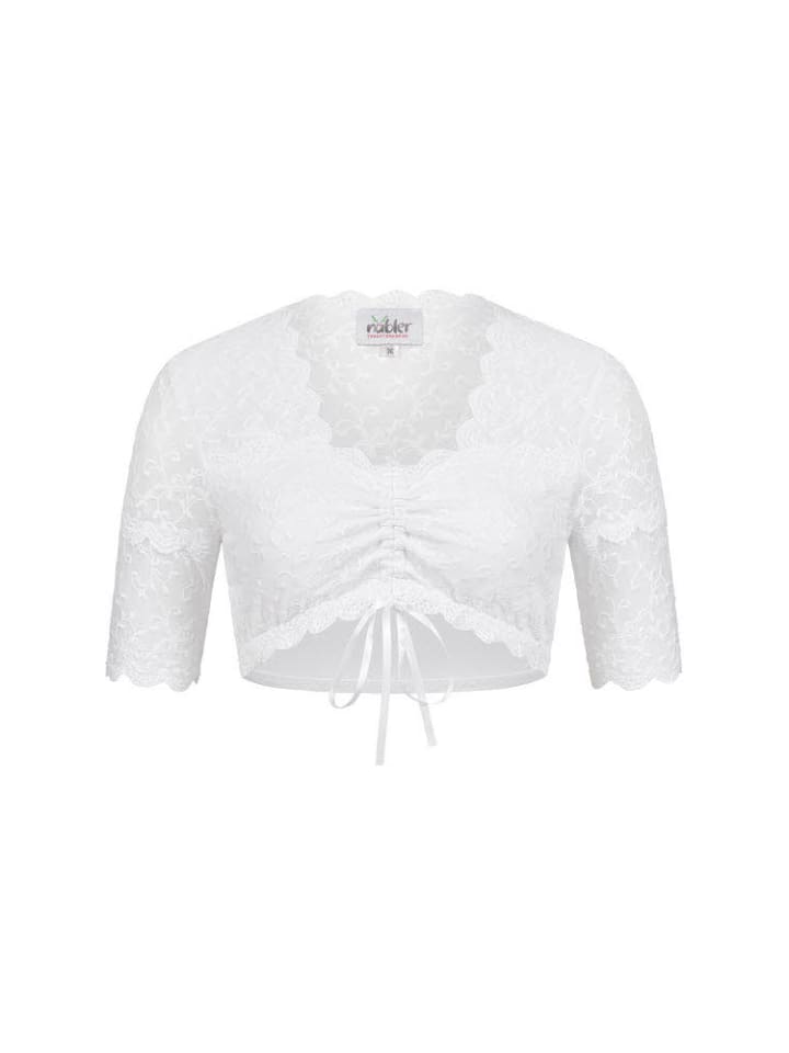 Блузка дирндль с короткими рукавами Nena белого цвета Nübler
Блузка дирндль с короткими рукавами Nena белого цвета Nübler