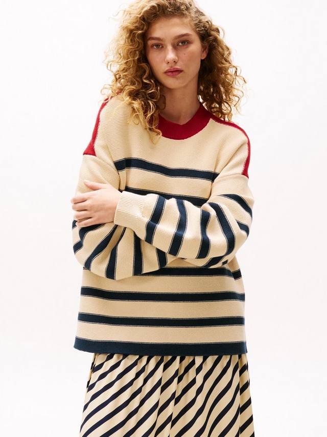 Джемпер из органического хлопка в зернистую полоску x sofia richie rich rich Tommy Hilfiger, слоновая кость/разноцветный
Джемпер из органического хлопка в зернистую полоску x sofia richie rich rich Tommy Hilfiger, слоновая кость/разноцветный