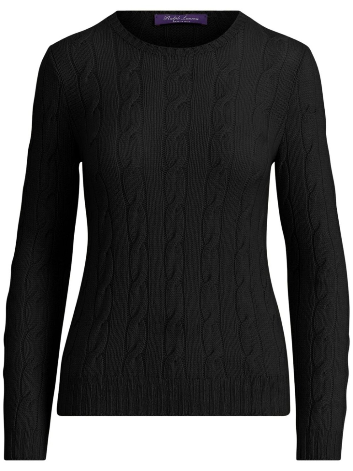 Свитер с косой вязкой Ralph Lauren Collection, черный
Свитер с косой вязкой Ralph Lauren Collection, черный