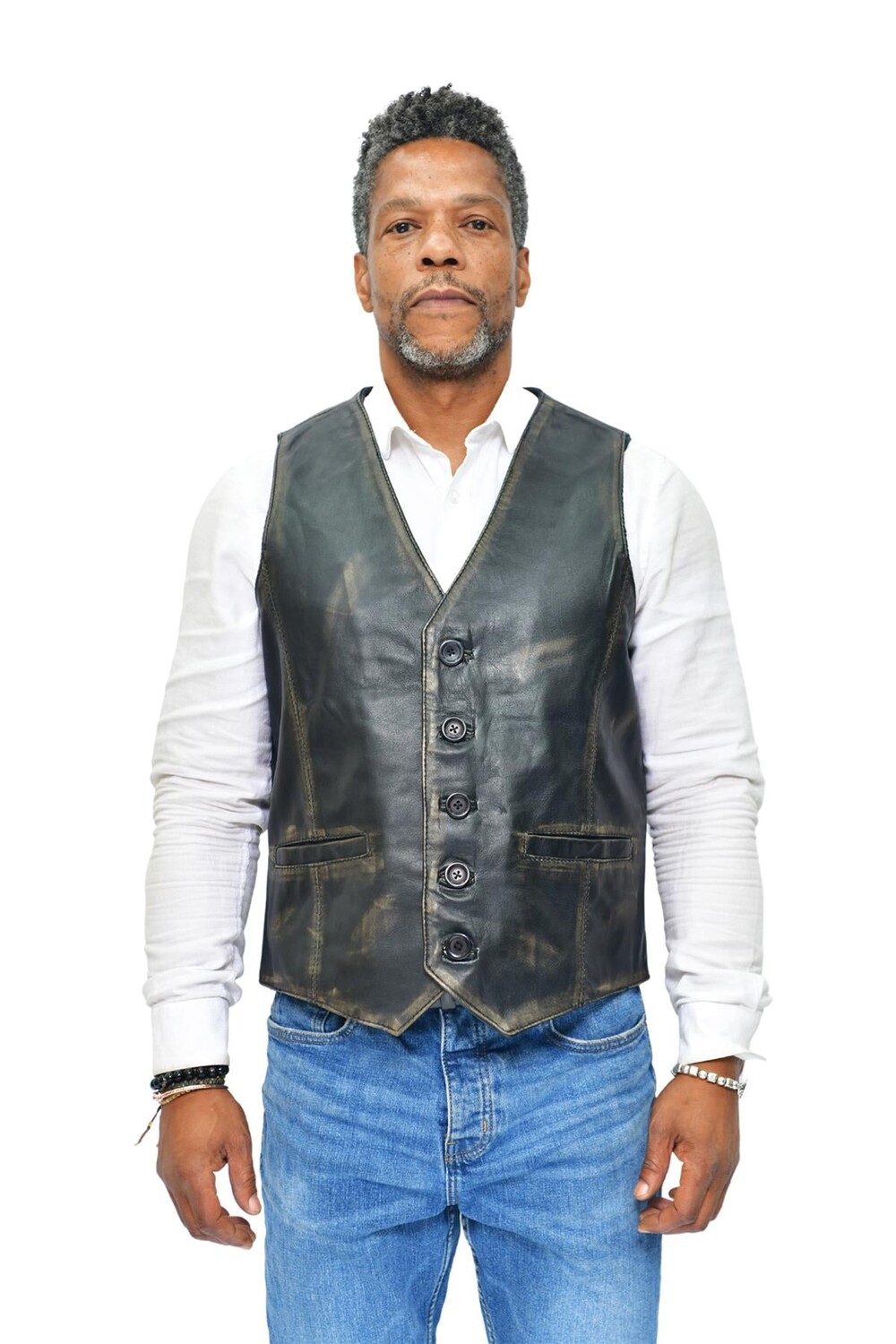 Классический кожаный жилет честер Infinity Leather, черный
Классический кожаный жилет честер Infinity Leather, черный