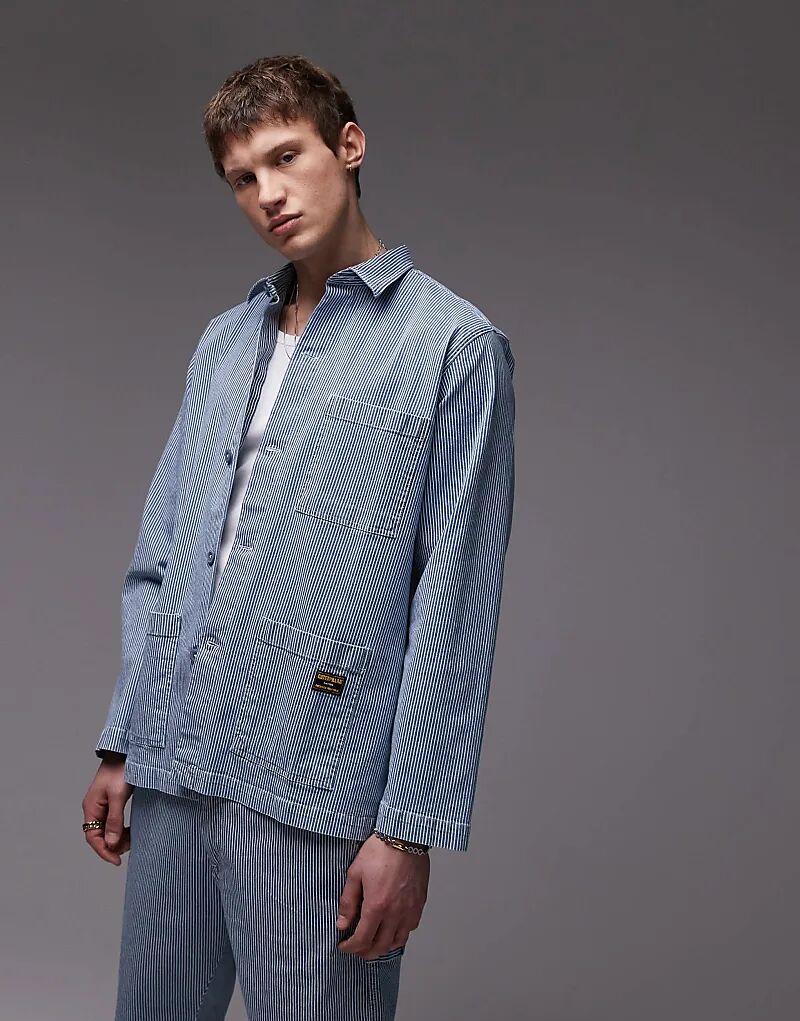 Джинсовая куртка CAT WWR в полоску из орехового дерева
Джинсовая куртка CAT WWR в полоску из орехового дерева