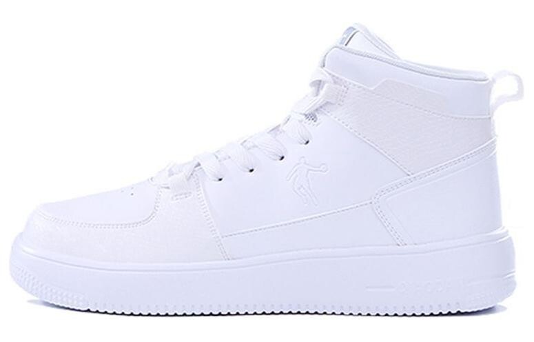 Кеды мужские, обувь для скейтбординга высокая белый Qiaodan
Кеды мужские, обувь для скейтбординга высокая белый Qiaodan