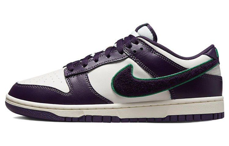 Nike Dunk Low Chenille Swoosh Sail Grand Purple
Nike Dunk Low Chenille Swoosh Sail Grand Purple