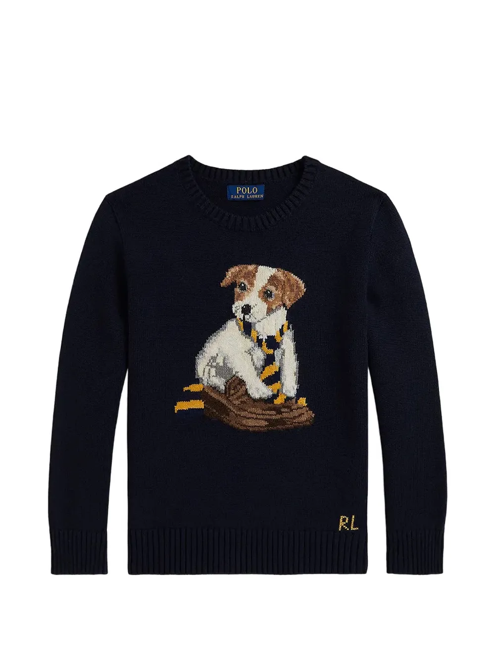 Декорированный свитер Polo Ralph Lauren Kids, синий
Декорированный свитер Polo Ralph Lauren Kids, синий