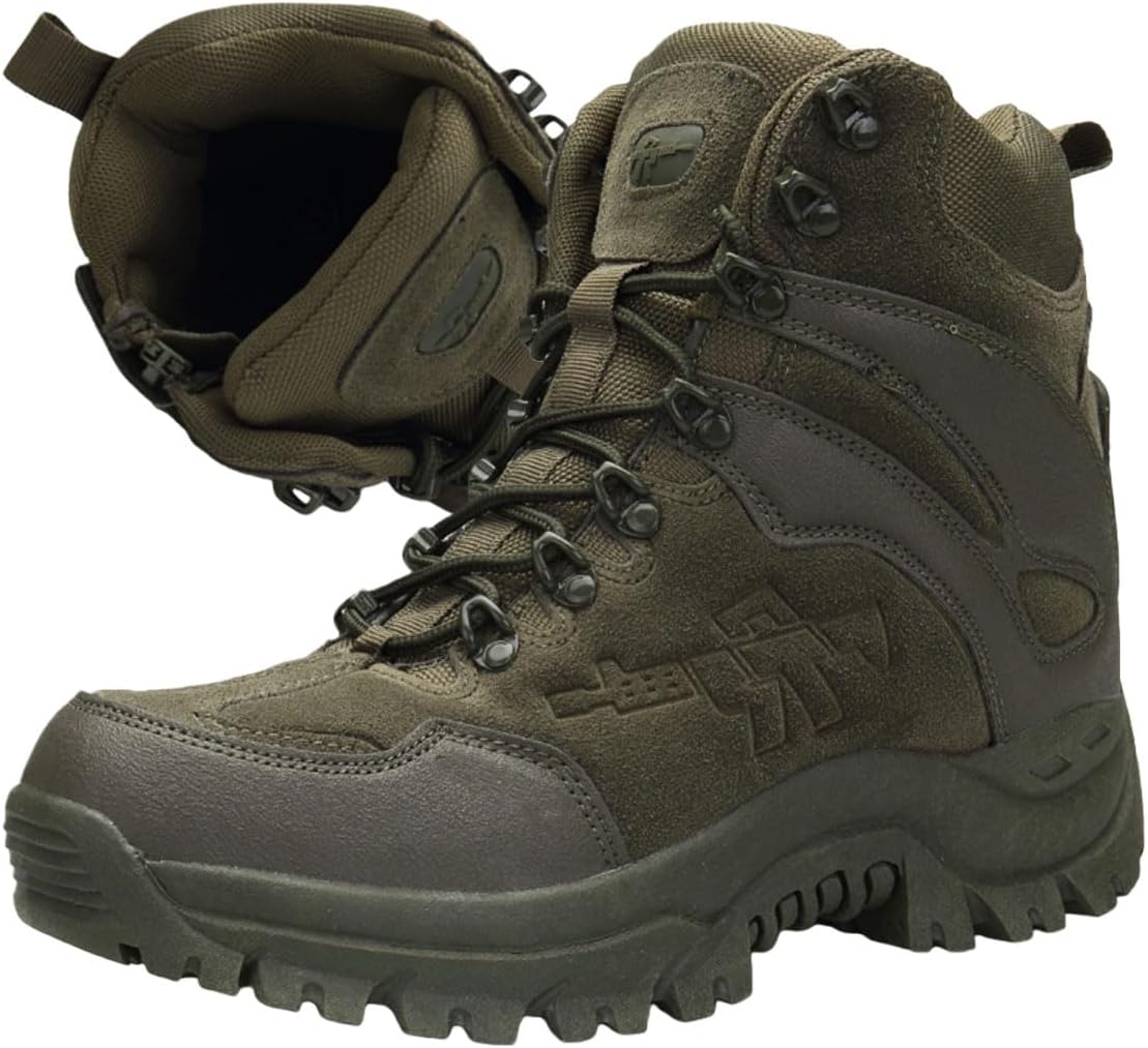 Мужские легкие тактические боевые ботинки Adornosbt с боковой молнией и противоскользящей подошвой, зеленый
Мужские легкие тактические боевые ботинки Adornosbt с боковой молнией и противоскользящей подошвой, зеленый