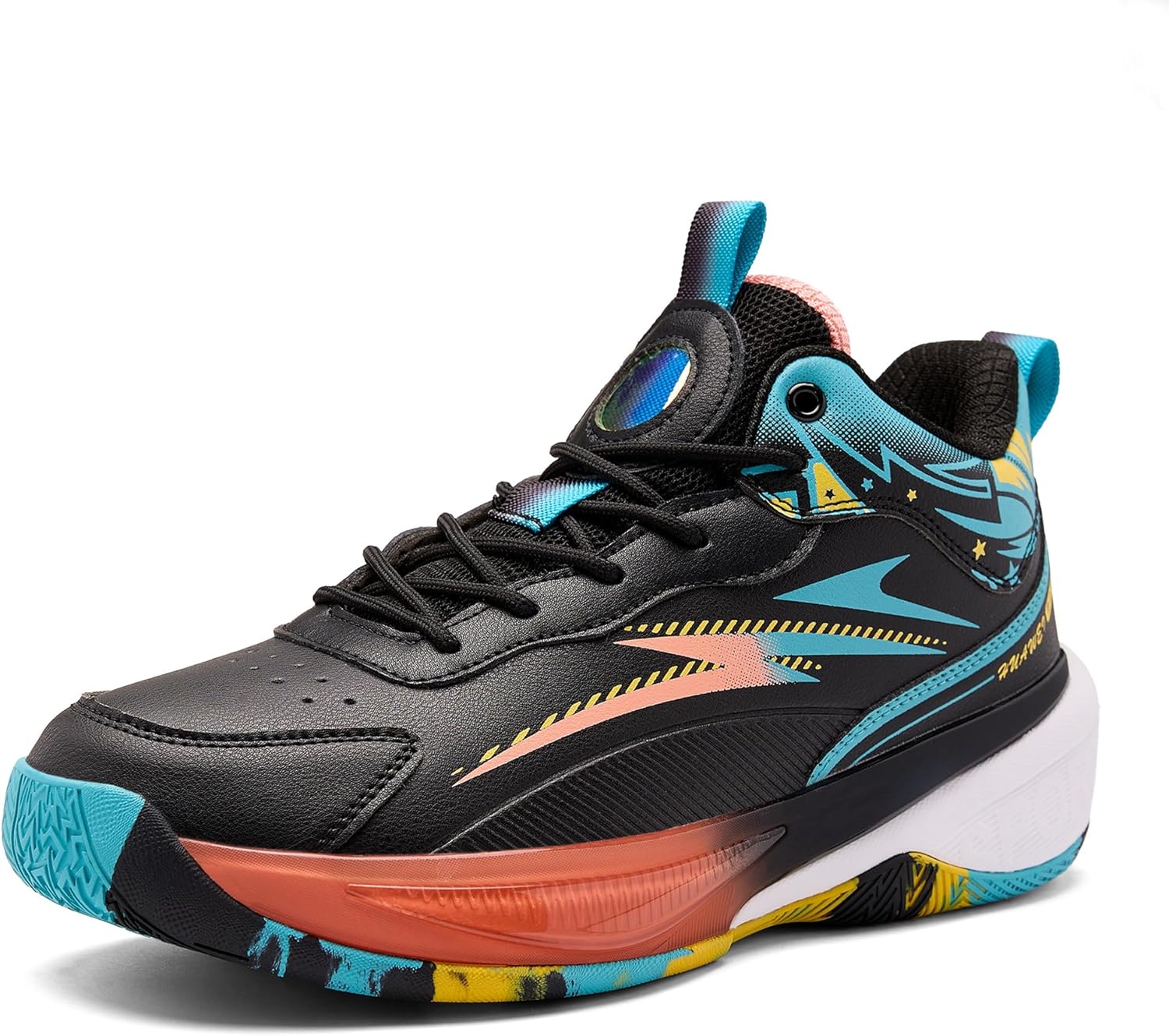 Мужские баскетбольные кроссовки CJSPORX, дышащие, противоскользящие, модные спортивные, черный/синий
Мужские баскетбольные кроссовки CJSPORX, дышащие, противоскользящие, модные спортивные, черный/синий