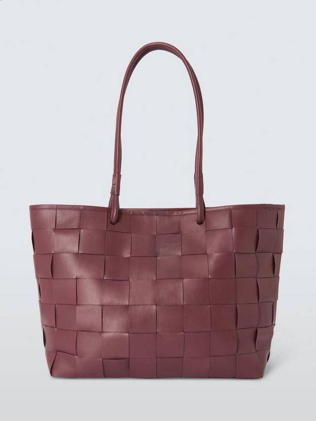 Плетеная кожаная сумка-тоут John Lewis, Burgundy
Плетеная кожаная сумка-тоут John Lewis, Burgundy