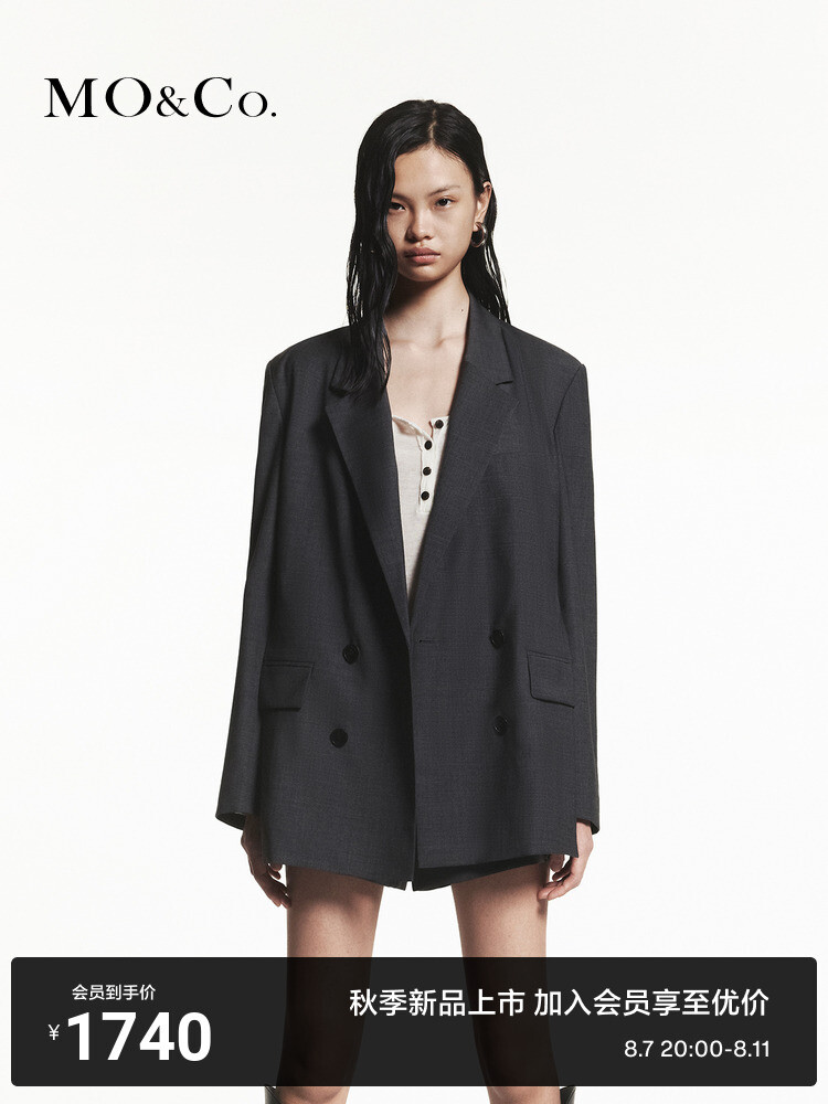 Блейзер Moco Moanke с подкладкой на плечах, темно-серый
Блейзер Moco Moanke с подкладкой на плечах, темно-серый