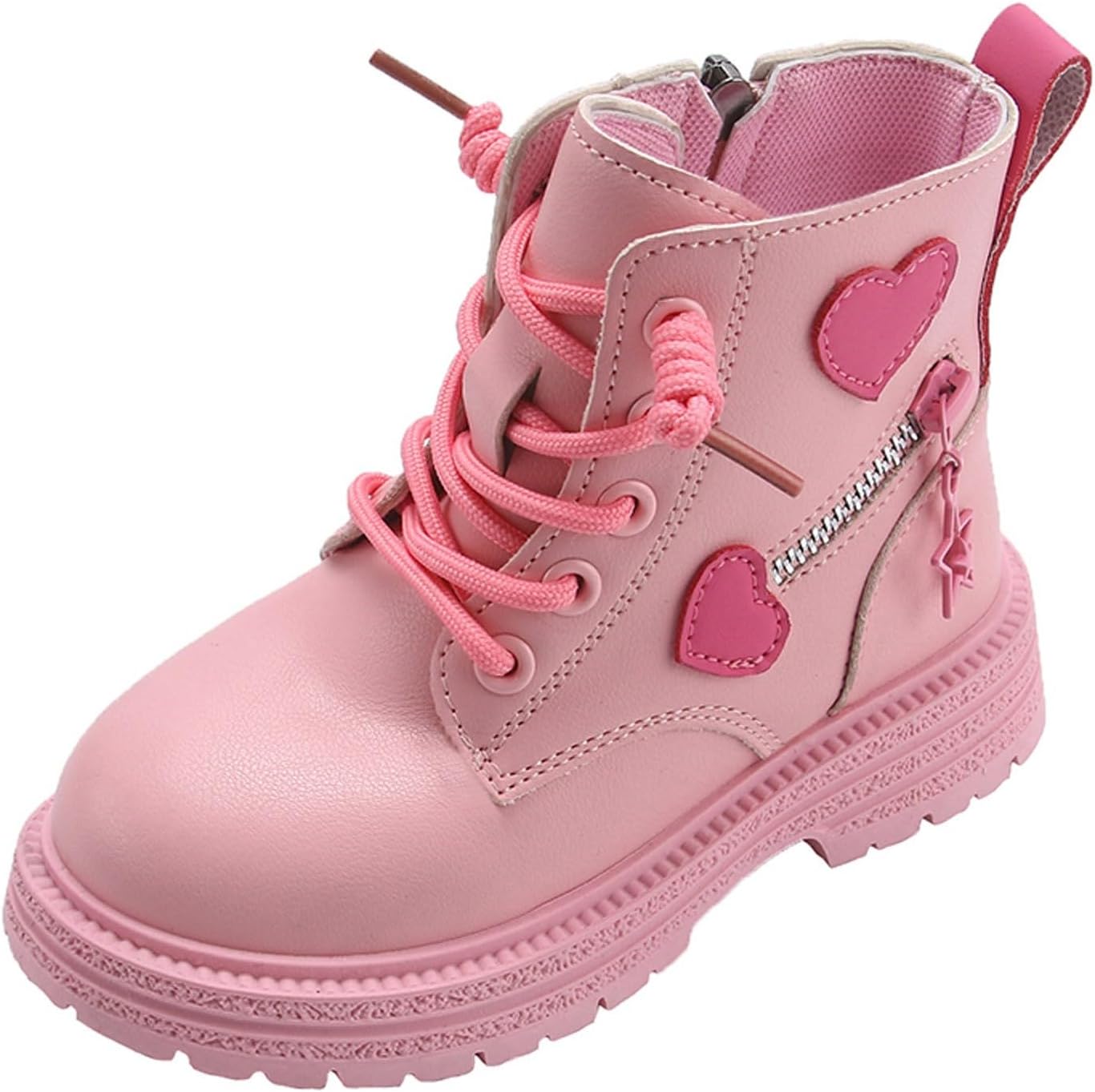 Девочкам ботильоны милые боевые ботинки на шнуровке, нескользящие короткие ботинки с боковой молнией для малышей, маленьких и больших детей JEUROT, Pink
Девочкам ботильоны милые боевые ботинки на шнуровке, нескользящие короткие ботинки с боковой молнией для малышей, маленьких и больших детей JEUROT, Pink