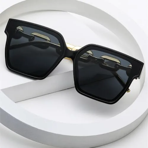 Модные очки в крупной оправе для мужчин, с цепочкой на линзах, солнцезащитным козырьком и в стиле ретро, женские солнцезащитные очки MTZJH, Black Brown
Модные очки в крупной оправе для мужчин, с цепочкой на линзах, солнцезащитным козырьком и в стиле ретро, женские солнцезащитные очки MTZJH, Black Brown