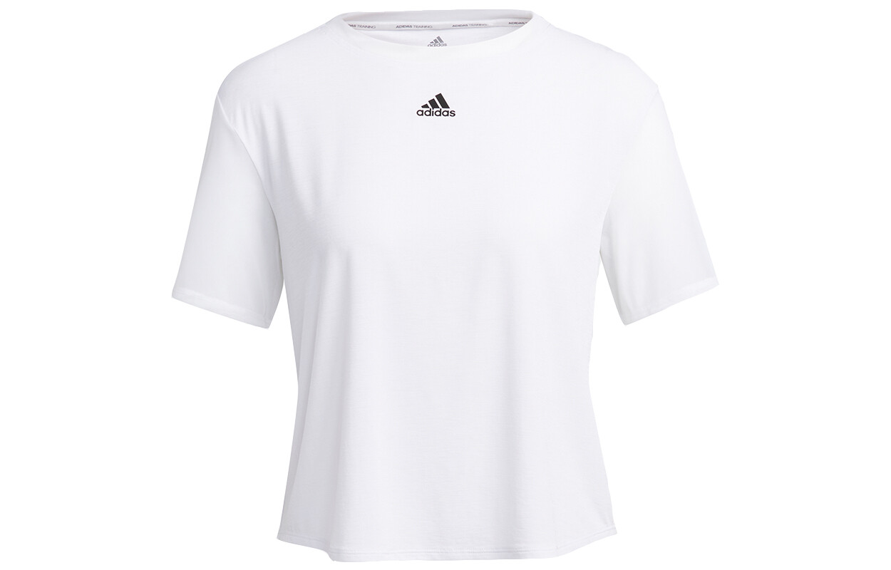 Женский укороченный топ adidas, Белый
Женский укороченный топ adidas, Белый