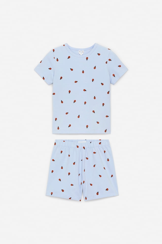 Короткая пижама из двух частей из джерси Arket, голубой
Короткая пижама из двух частей из джерси Arket, голубой