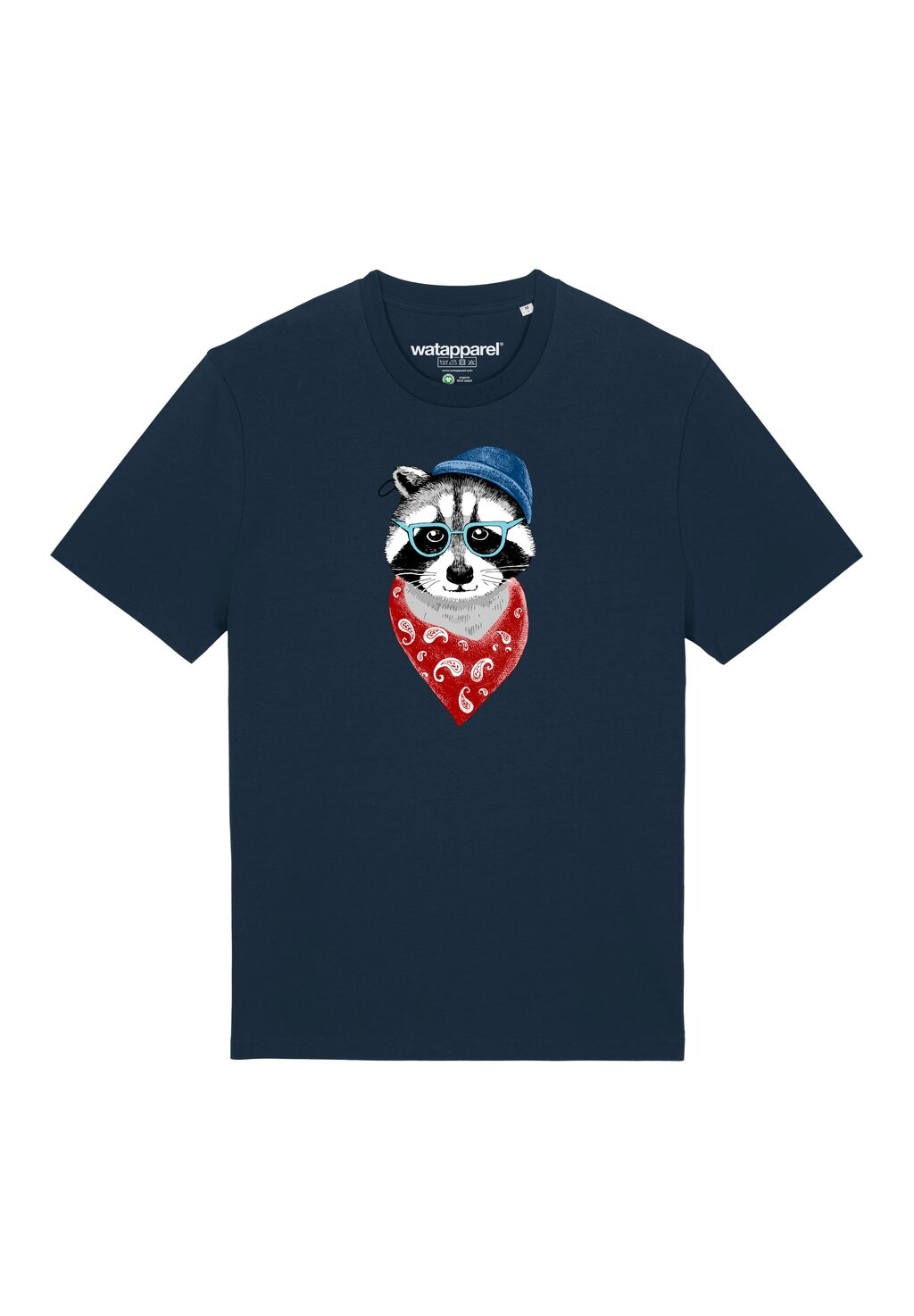 Футболка с принтом WASCHBÄR watapparel, темно-синий 
Футболка с принтом WASCHBÄR watapparel, темно-синий