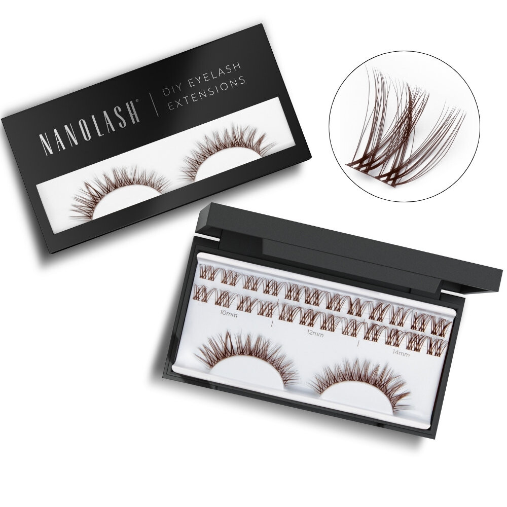 Коричневые клеевые ресницы для самостоятельного нанесения DIY CHARM Nanolash
Коричневые клеевые ресницы для самостоятельного нанесения DIY CHARM Nanolash