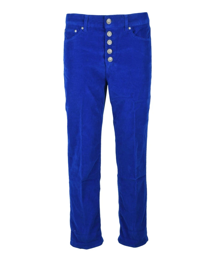 Брюки зауженного кроя из смесовой хлопковой ткани Dondup, синий
Брюки зауженного кроя из смесовой хлопковой ткани Dondup, синий