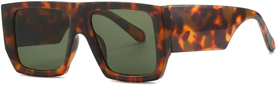 Большие солнцезащитные очки для женщин в стиле ретро с широкими дужками, черные, солнцезащитные очки UV400 для мужчин, модные солнцезащитные очки TYUVIVO, C3green
Большие солнцезащитные очки для женщин в стиле ретро с широкими дужками, черные, солнцезащитные очки UV400 для мужчин, модные солнцезащитные очки TYUVIVO, C3green