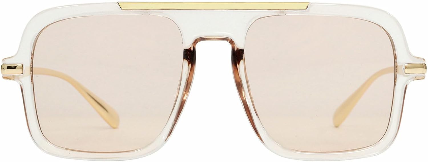 Винтажные квадратные солнцезащитные очки для женщин 2025 года, роскошные солнцезащитные очки-щит для мужчин, для активного отдыха, панк-очки, женские солнцезащитные очки mincl, Clear Brown
Винтажные квадратные солнцезащитные очки для женщин 2025 года, роскошные солнцезащитные очки-щит для мужчин, для активного отдыха, панк-очки, женские солнцезащитные очки mincl, Clear Brown