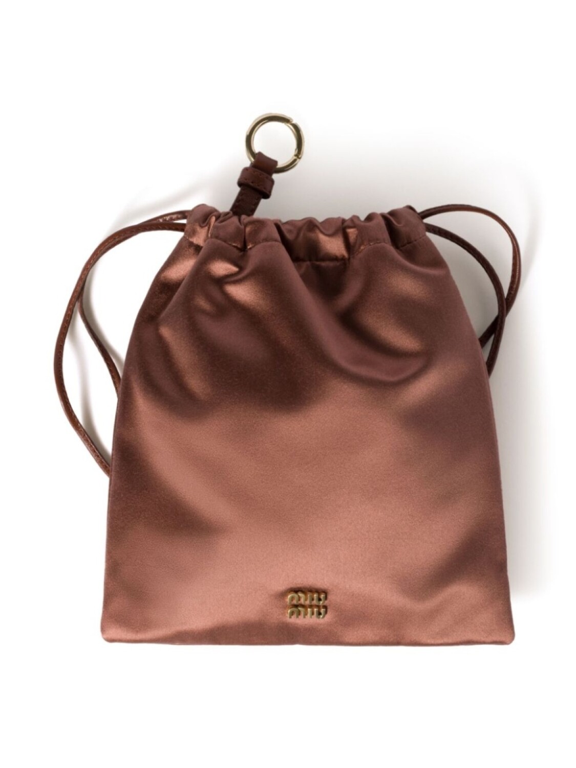 Атласная косметичка Miu Miu, коричневый
Атласная косметичка Miu Miu, коричневый