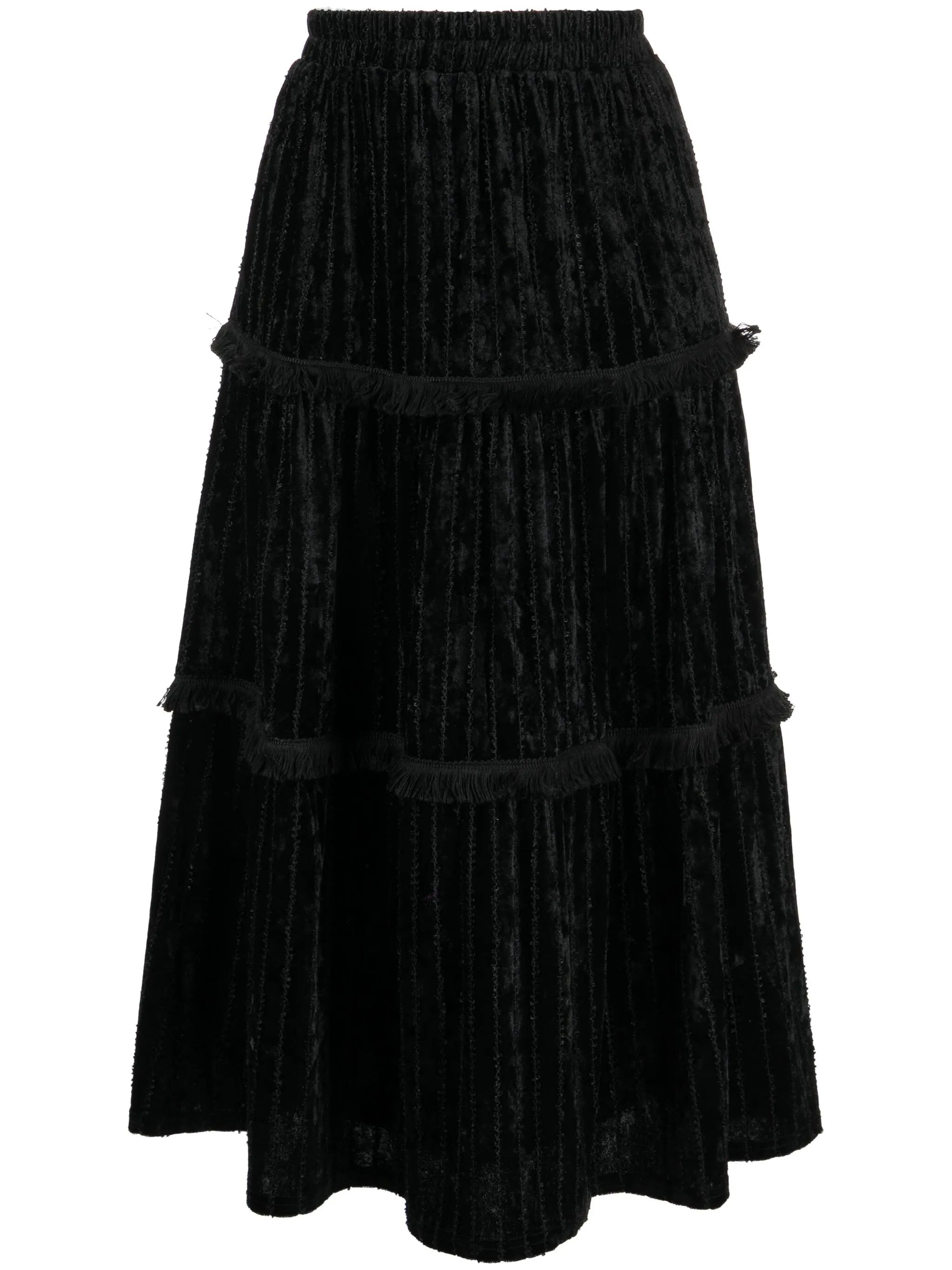 Ярусная юбка миди с завышенной талией B+Ab, черный
Ярусная юбка миди с завышенной талией B+Ab, черный