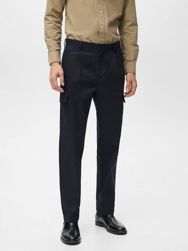 Прямые карго-брюки Mango, Navy
Прямые карго-брюки Mango, Navy