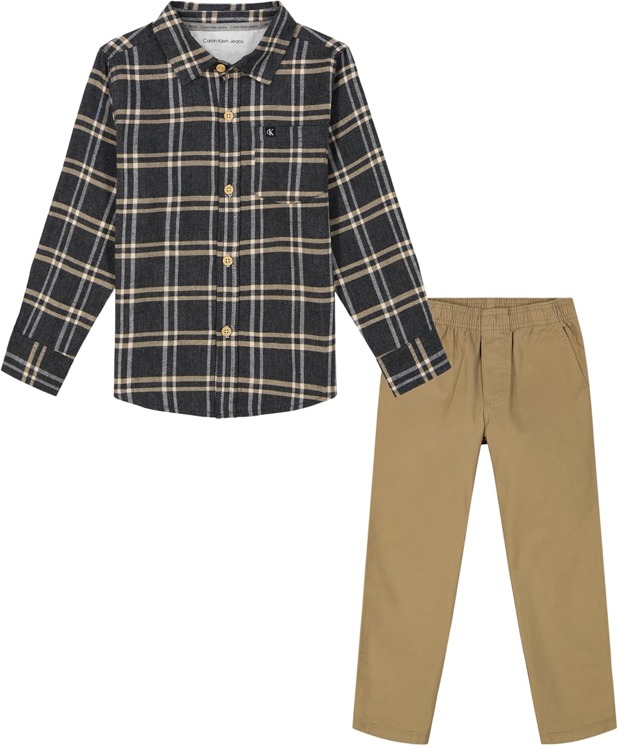Комплект из двух тканых брюк Calvin Klein для мальчиков, Savannah Tan
Комплект из двух тканых брюк Calvin Klein для мальчиков, Savannah Tan