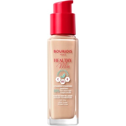 Bourjois Healthy Mix Clean Vegan Foundation № 50.5 Светлая слоновая кость
Bourjois Healthy Mix Clean Vegan Foundation № 50.5 Светлая слоновая кость