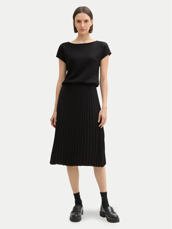 Платье на каждый день, стандартного кроя Tom Tailor, черный
Платье на каждый день, стандартного кроя Tom Tailor, черный