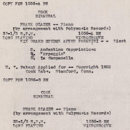 CD диск Glazer, Frank: Paganini Variations
CD диск Glazer, Frank: Paganini Variations