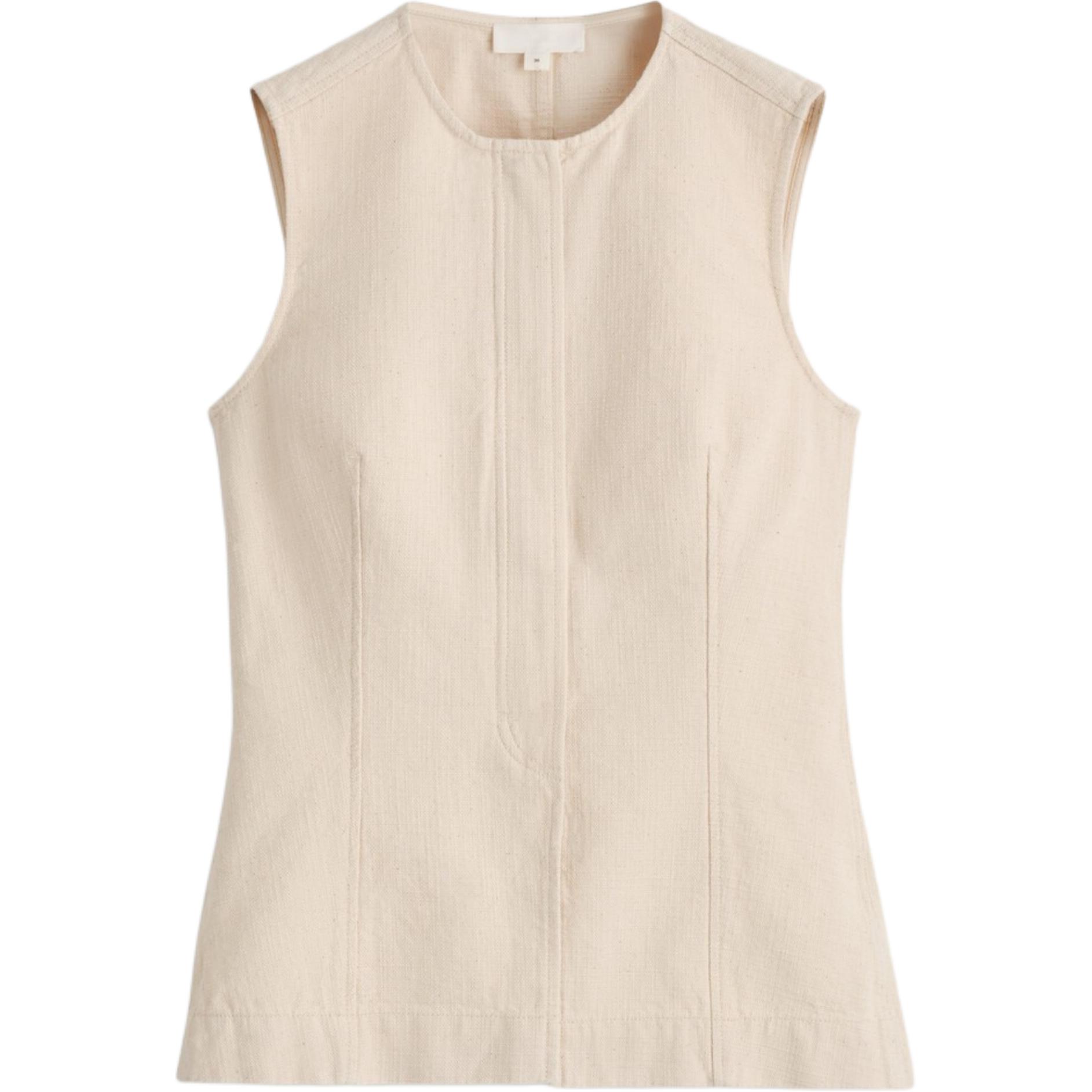 COS Женская майка-алкоголичка Ecru
COS Женская майка-алкоголичка Ecru