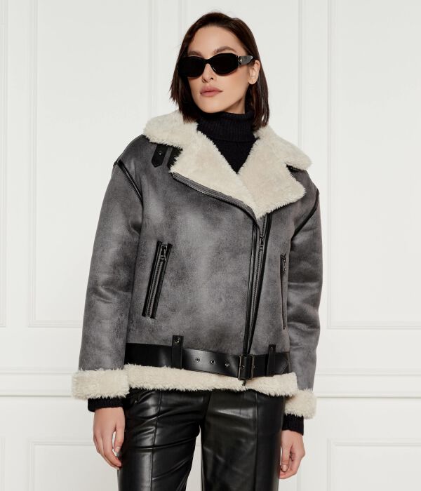 Шуба Relaxed fit Liu Jo, серый
Шуба Relaxed fit Liu Jo, серый