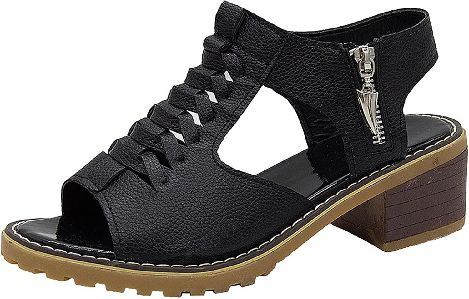 Ортопедические сандалии для женщин, повседневные сандалии с открытым носком «рыбья пасть», с вырезами, на молнии, с массивным каблуком, с толстой подошвой, на танкетке, удобные шлепанцы на платформе, с легким надеванием Generic, черный
Ортопедические сандалии для женщин, повседневные сандалии с открытым носком «рыбья пасть», с вырезами, на молнии, с массивным каблуком, с толстой подошвой, на танкетке, удобные шлепанцы на платформе, с легким надеванием Generic, черный