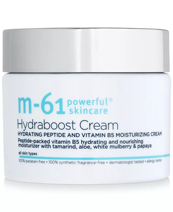Hydraboost Cream Увлажняющий крем с пептидами и витамином B5, 1,7 унции M-61 By Bluemercury
Hydraboost Cream Увлажняющий крем с пептидами и витамином B5, 1,7 унции M-61 By Bluemercury