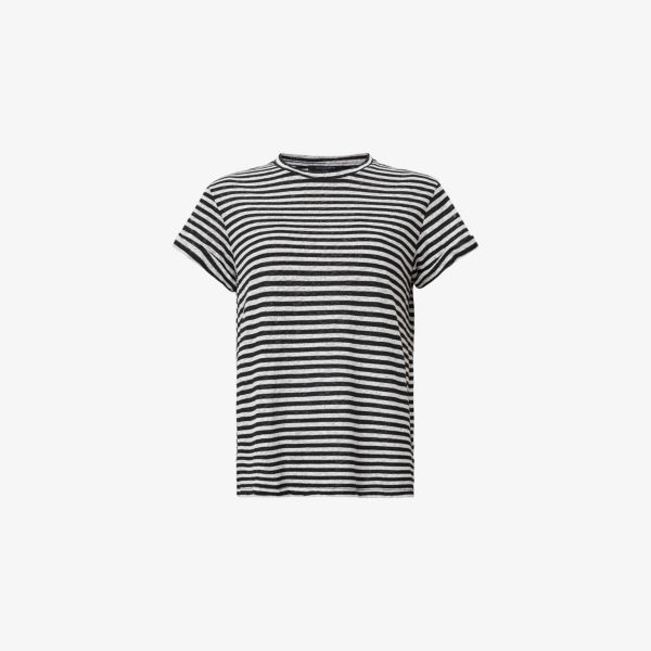 Футболка Allsaints Анна полосатая хлопковая, мультиколор
Футболка Allsaints Анна полосатая хлопковая, мультиколор