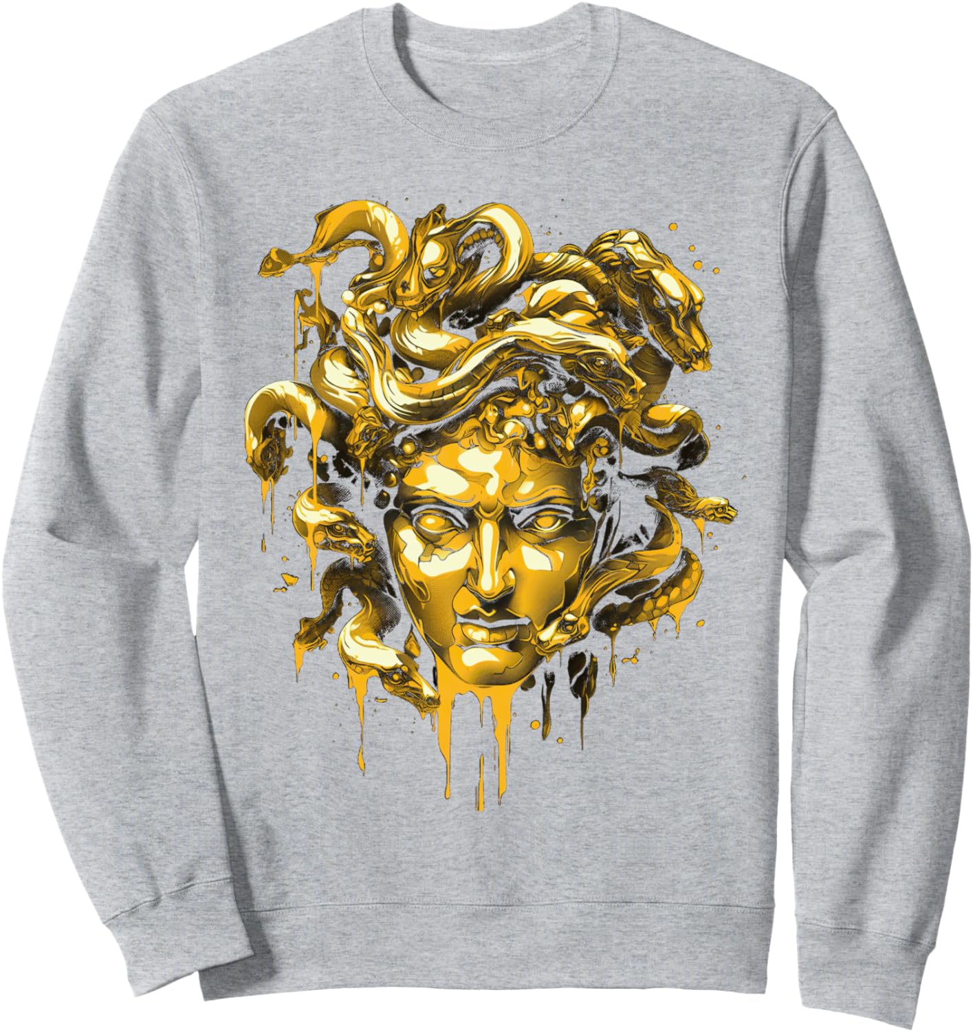 Толстовка с изображением головы Медузы из греческой мифологии и древних змеиных волос Ancient Greek Gods Designs, серый
Толстовка с изображением головы Медузы из греческой мифологии и древних змеиных волос Ancient Greek Gods Designs, серый
