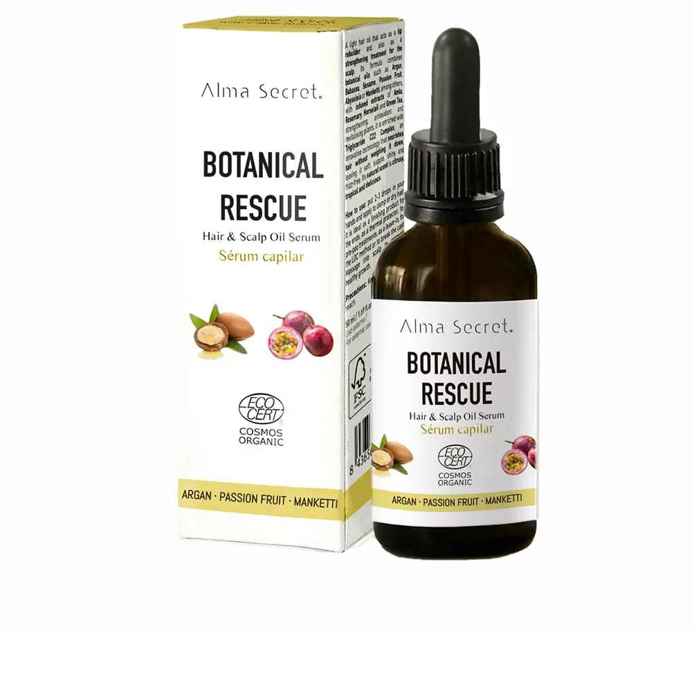 Сыворотка для волос Botanical rescue sérum capilar Alma Secret, 50 мл.
Сыворотка для волос Botanical rescue sérum capilar Alma Secret, 50 мл.