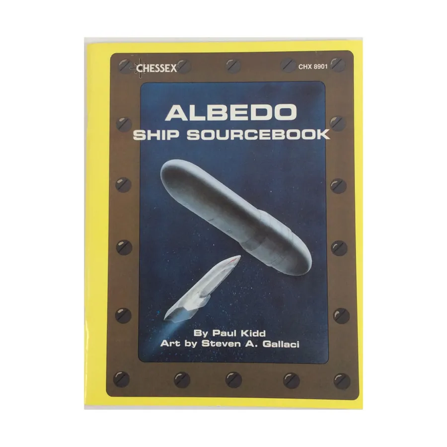 Albedo Ship Sourcebook, Albedo (Chessex), мягкая обложка
Albedo Ship Sourcebook, Albedo (Chessex), мягкая обложка