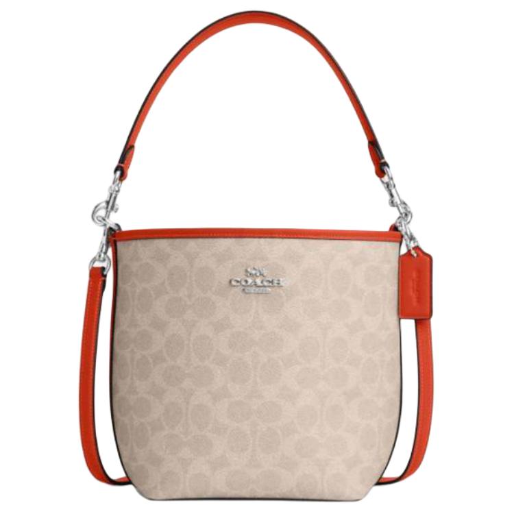 COACH Городская сумка-ведро из прорезиненного хлопка
COACH Городская сумка-ведро из прорезиненного хлопка