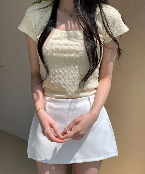 Топ прозрачный с коротким рукавом, Pokopoko NANAHACHI, кремовый
Топ прозрачный с коротким рукавом, Pokopoko NANAHACHI, кремовый